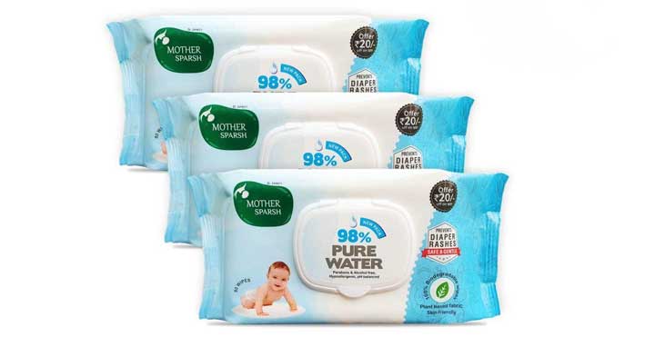 Mother touch water base wipes