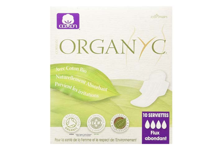 Organyc 100 Certified Organic Cotton Feminine Pads