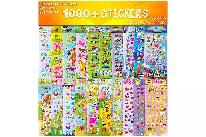 Renook 3D Puffy Stickers