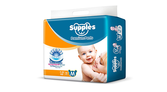 Suppless baby pants diapers