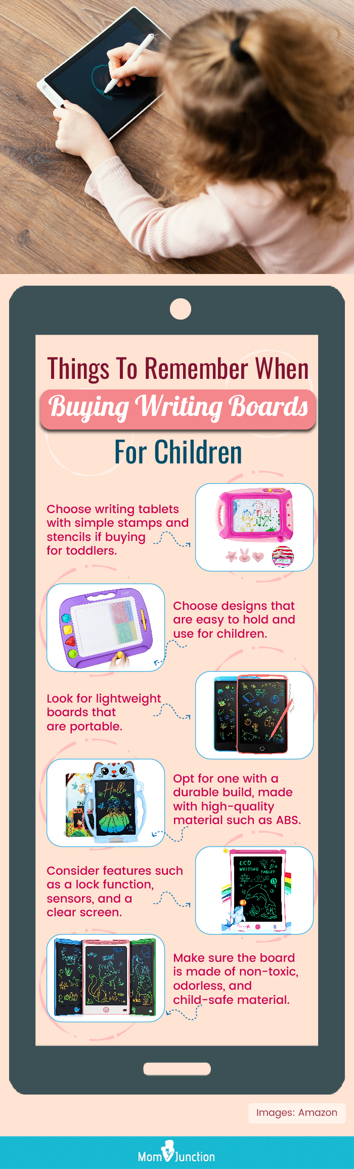 Things To Remember When Buying Writing Boards For Children (infographic)