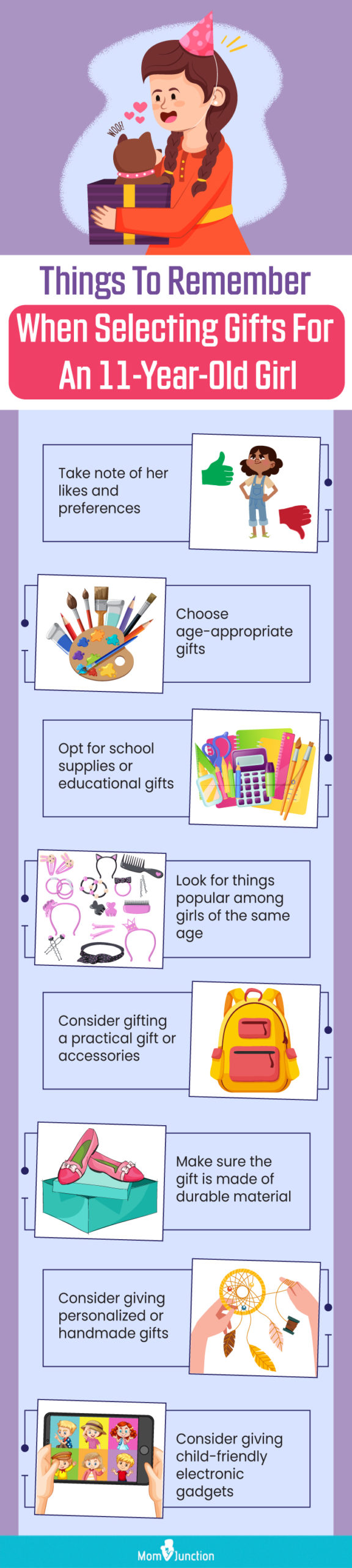 Things To Remember When Selecting Gifts For An 11 Year Old Girl (infographic)
