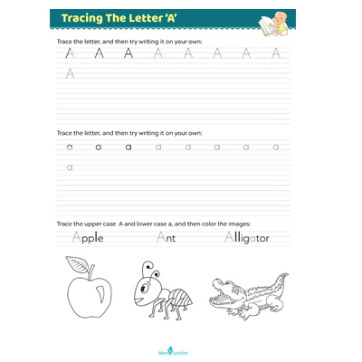 Tracing The Letter ‘A’