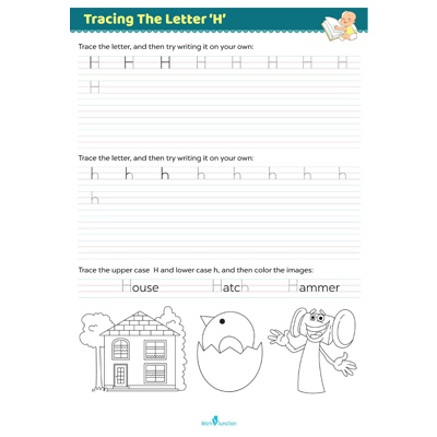 Tracing The Letter ‘H’