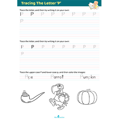 Tracing The Letter ‘P’