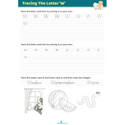 Tracing The Letter ‘W’