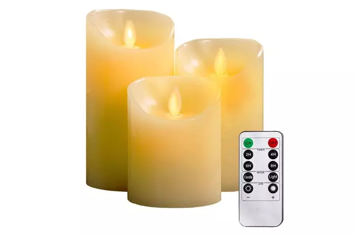 Yiwer Flameless Candles