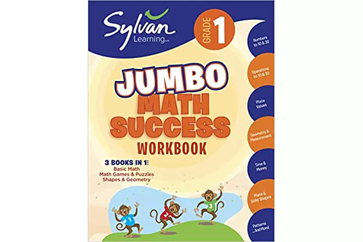 1st Grade Jumbo Math Success Workbook