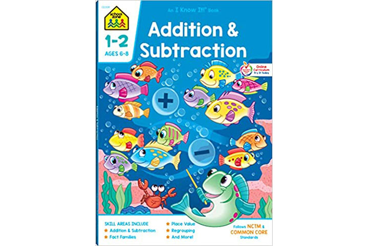 Addition & Subtraction Workbook by School Zone
