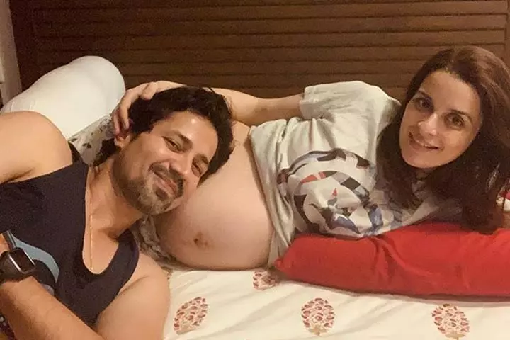 April with a quirky caption