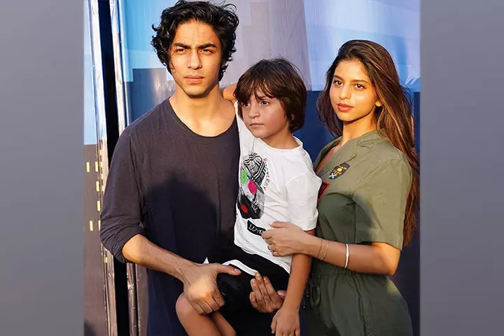 Aryan, Suhana, & AbRam Khan