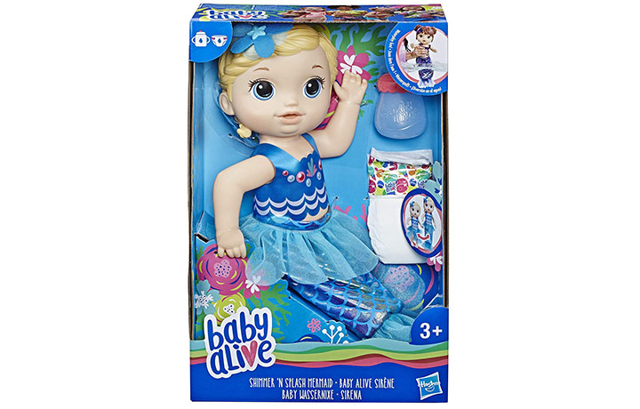 Baby Alive Shimmer n Splash Mermaid Baby