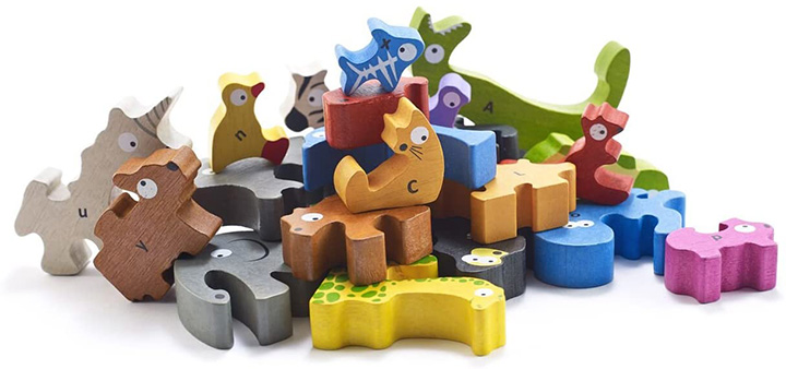 BeginAgain Animal Parade A to Z Puzzle and Playset
