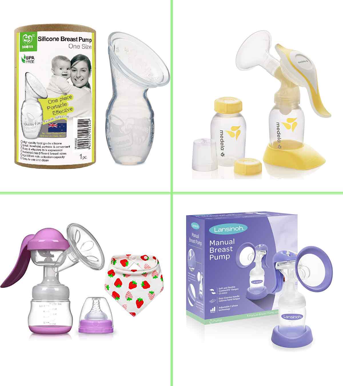 Compact Single Hand Breastpump Medela New Harmony Manual Breast Pump with Flex Breast Shield and 100 Count Breast Milk Storage Bags Ready to Use Breastmilk Bags for Breastfeeding 