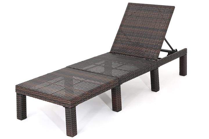 Christopher Knight Home Jamaica Outdoor Wicker Chaise Lounge