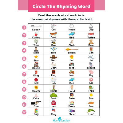 Identify The Word That Rhymes With The First Word