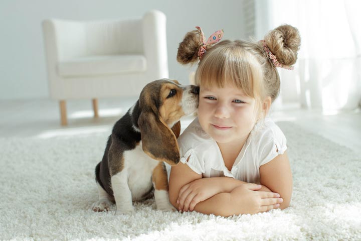 Dogs as best pets for kids