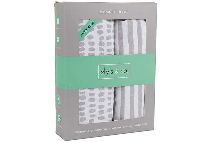 Ely’s & Co Waterproof Bassinet Sheets