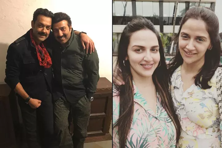 Esha-Ahana Deol And Sunny-Bobby Deol
