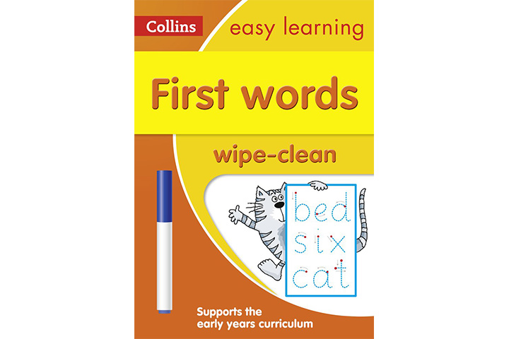 First Word Age 3-5 Wipe Clean Activity