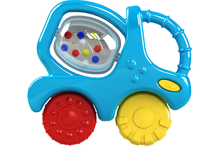 FunSchool Giggles Mixer Truck Tether Rattle