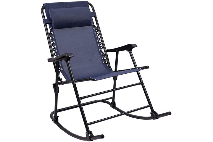 Furniwell Patio Rocking Zero Gravity Chair