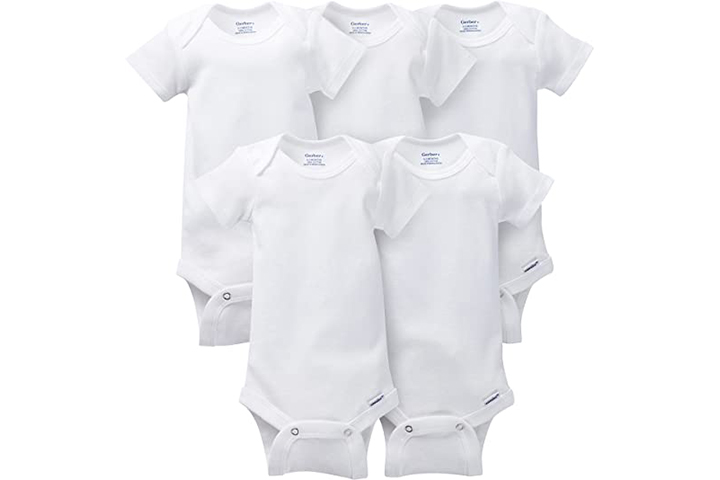 Gerber Baby 5-Pack Solid Onesies Bodysuits
