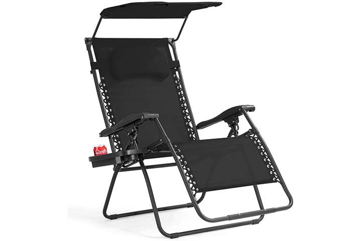 Goplus Folding Zero Gravity Lounge Chair