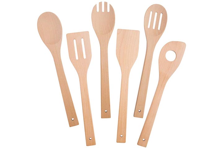 Hansgo Wooden Kitchen Spoons