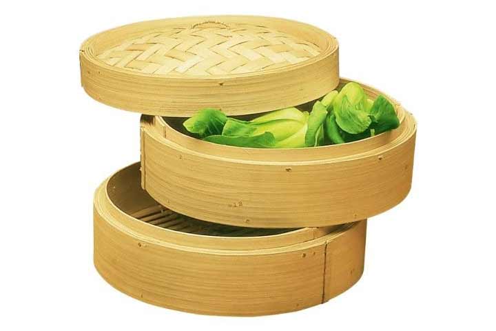 Happy Sales Bamboo Steamer