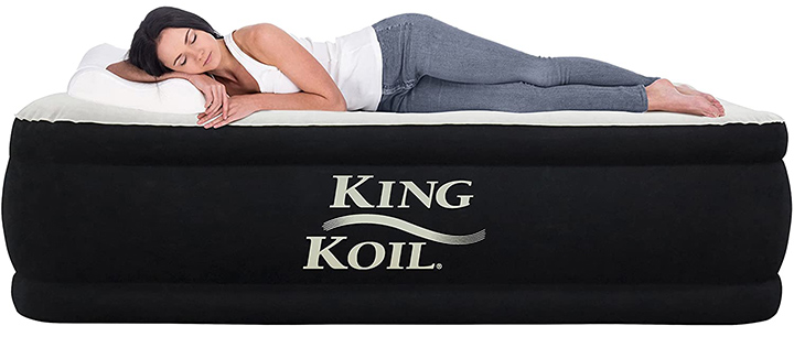 King Koil Queen Air Mattress with Built-in Pump