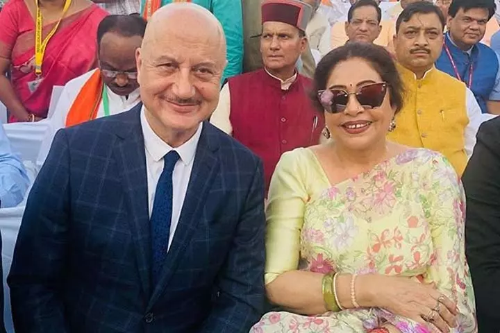 Kirron Kher And Anupam Kher