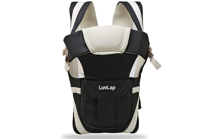 LuvLap Elegant Baby Carrier (Black)