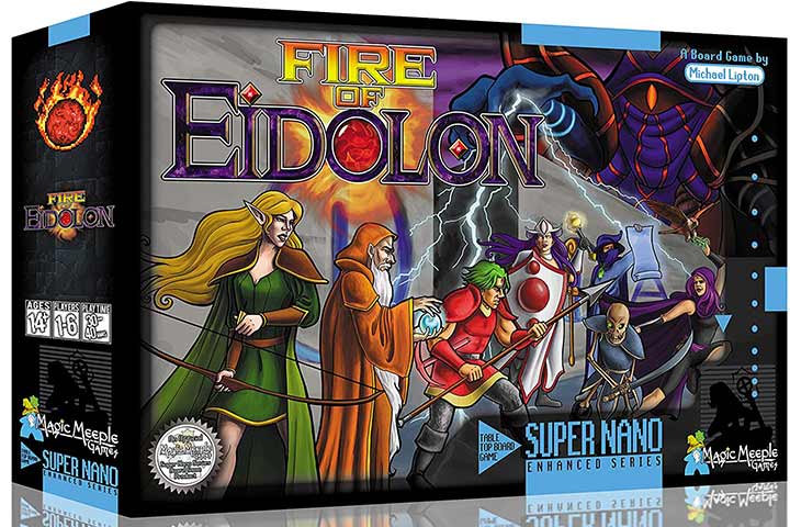 Magic Meeple Games Fire of Eidolon Dungeon Adventure Board Game