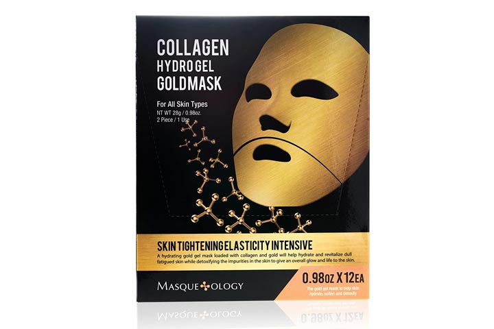 Masqueology Hydro Gel Gold Mask