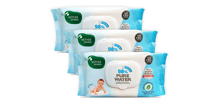 Mother Sparsh Water Wipes