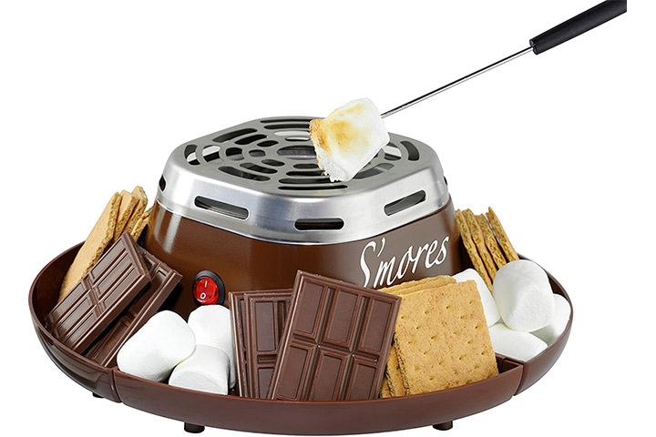 Nostalgia SMM200 Indoor Electric Stainless Steel S'mores Maker
