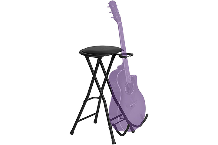 On-Stage Guitarist Stool With Footrest