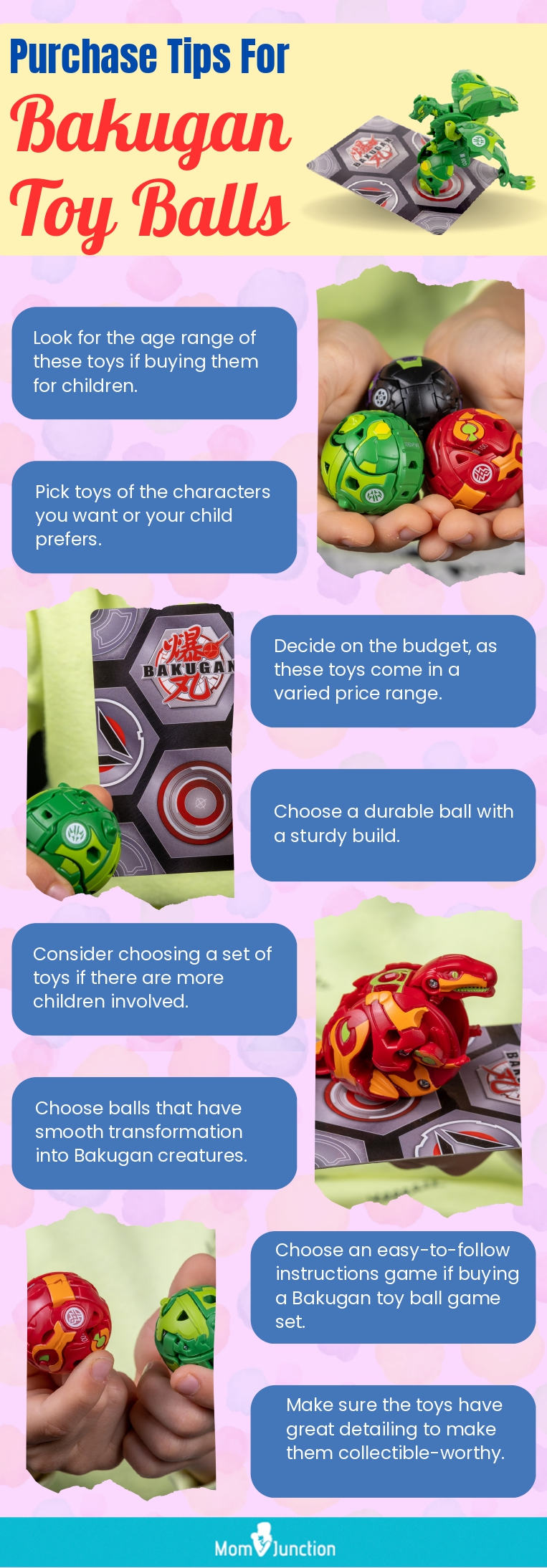 Purchase Tips For Bakugan Toy Balls (infographic)