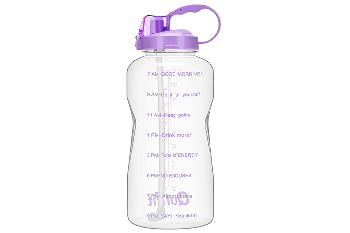 QuiFit Gallon Water Bottle with Straw