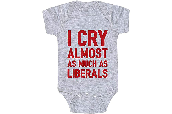 Southern Sisters I Cry Almost As Much As Liberals Funny Republican Baby Onesie