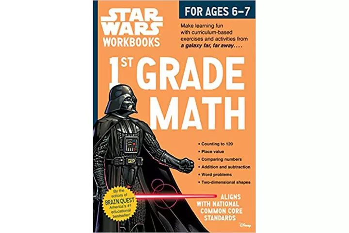 Star Wars Workbook 1st Grade Math by Workman