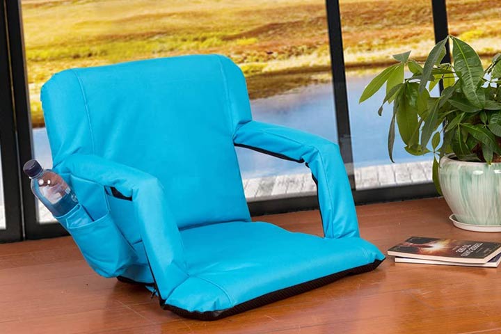 Sundale Outdoor Indoor Adjustable Floor Chair