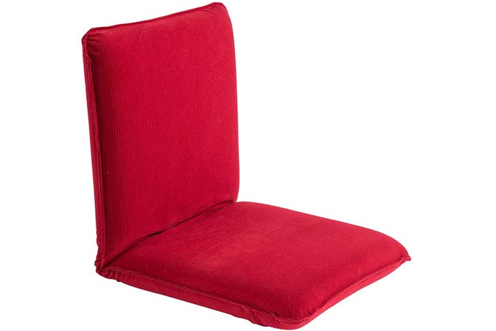 Sundale Outdoor Indoor Adjustable Soft-Brushed Polyester Floor Chair