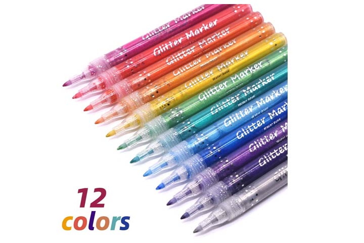 TWOHANDS Glitter Paint Markers