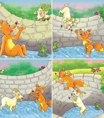 The Fox And The Goat Story In English, With Pictures