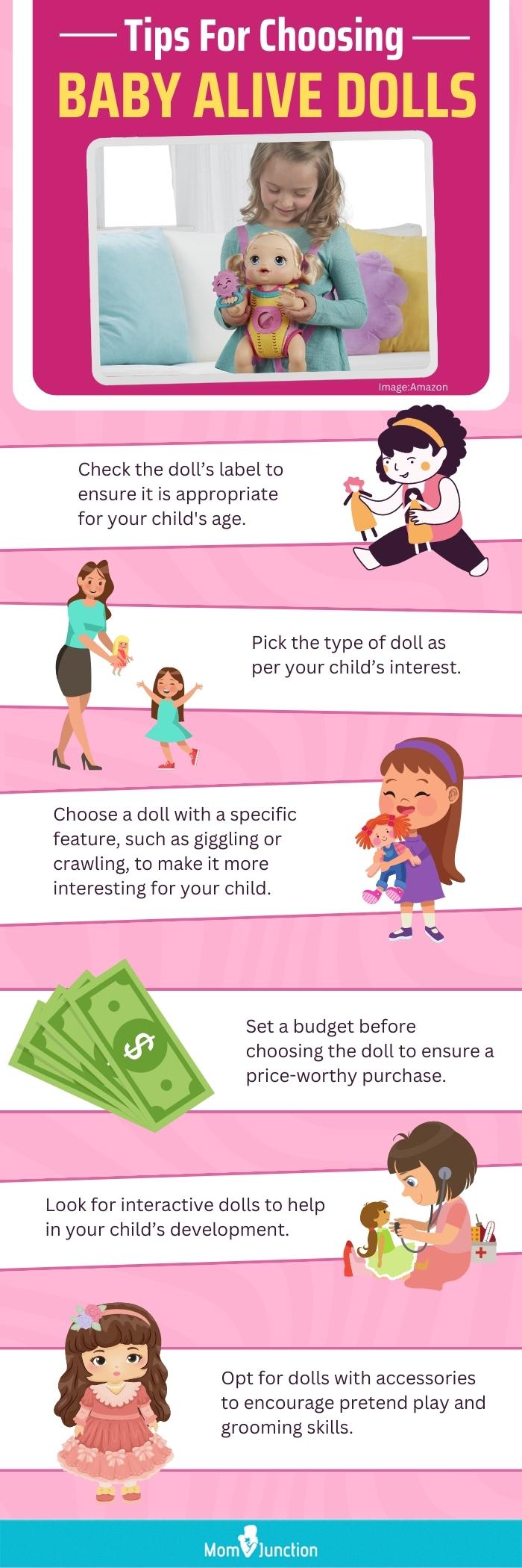 Tips For Choosing Baby Alive Dolls (infographic)