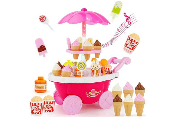 Toyshine Ice Cream Kitchen Play Cart