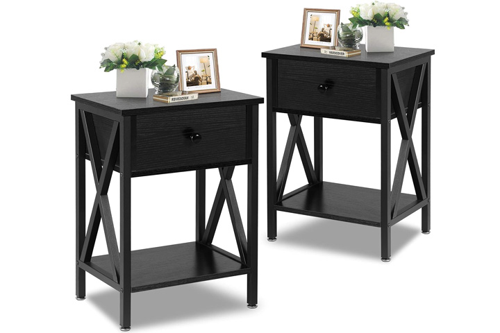 Vecelo Night Stand For Bedroom