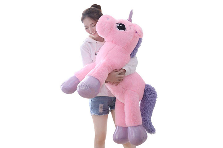 Webby Big Size Funny Unicorn Stuffed Animal Plush Toy